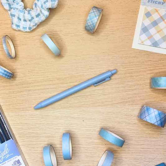 Kugelschreiber Pastell Blau