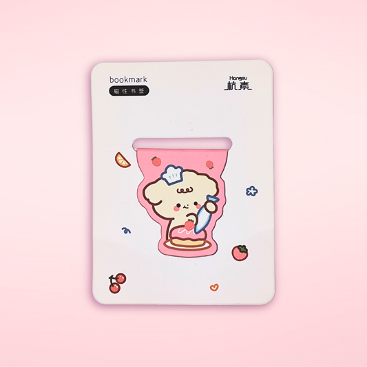 Lesezeichen Magnet Kuchen Bär