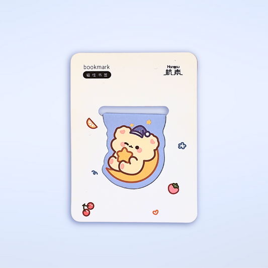 Lesezeichen Magnet Mond Bär