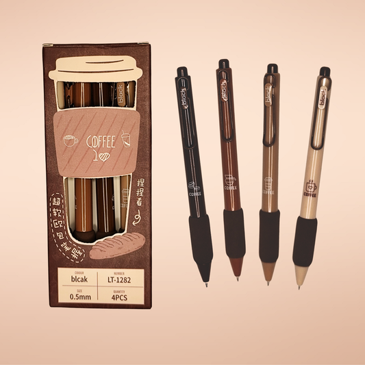 Kaffee Kugelschreiber Set