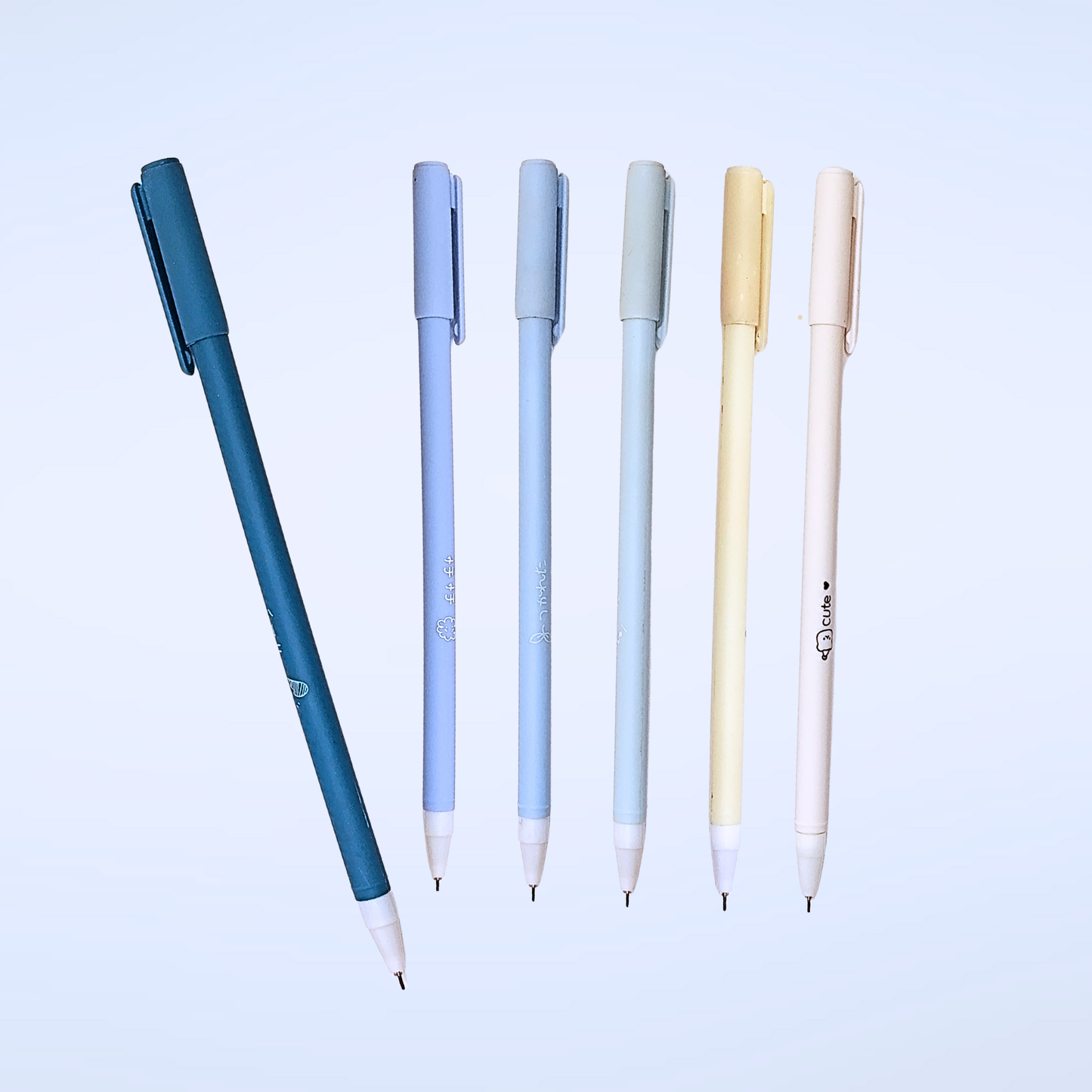 Pastell Fineliner Set blau