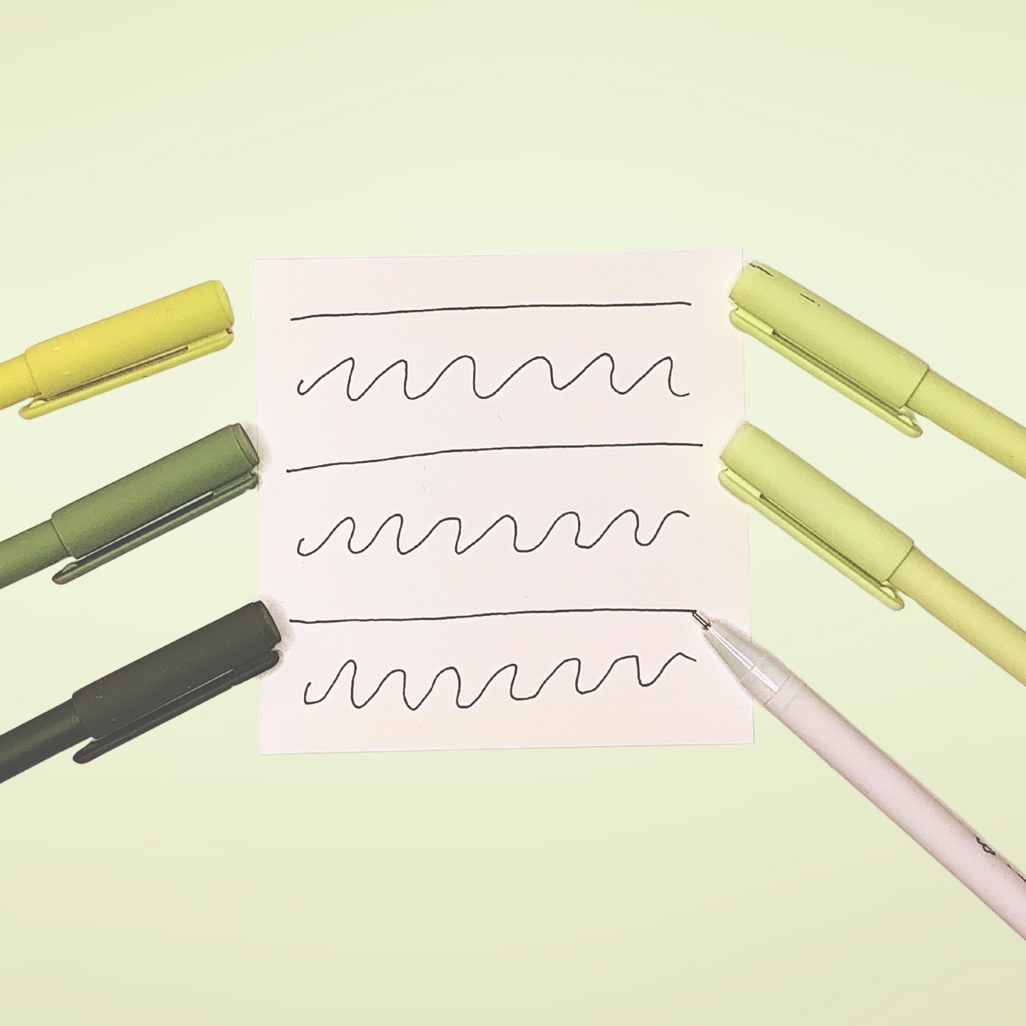 Pastell Fineliner Set grün