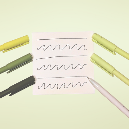 Pastell Fineliner Set grün