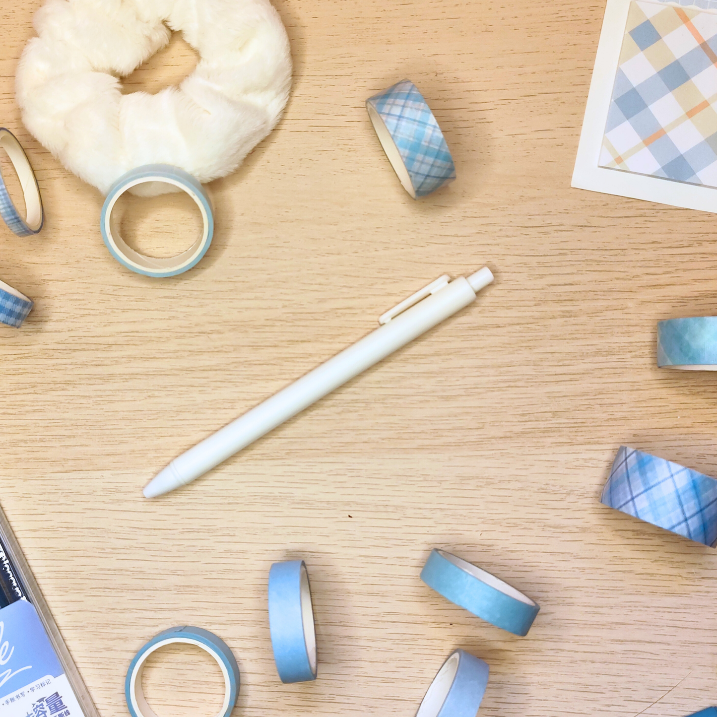 Kugelschreiber Pastell Weiß