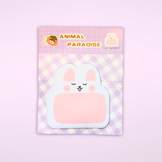Standing Sticky Notes Animals Bunny