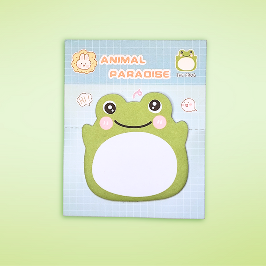 Standing Sticky Notes Animals Frog