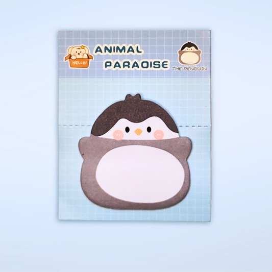 Standing Sticky Notes Animals Penguin