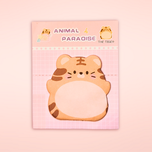 Standing Sticky Notes Animals Tiger