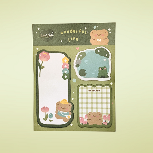 Sticky Notes Set Nature Forest