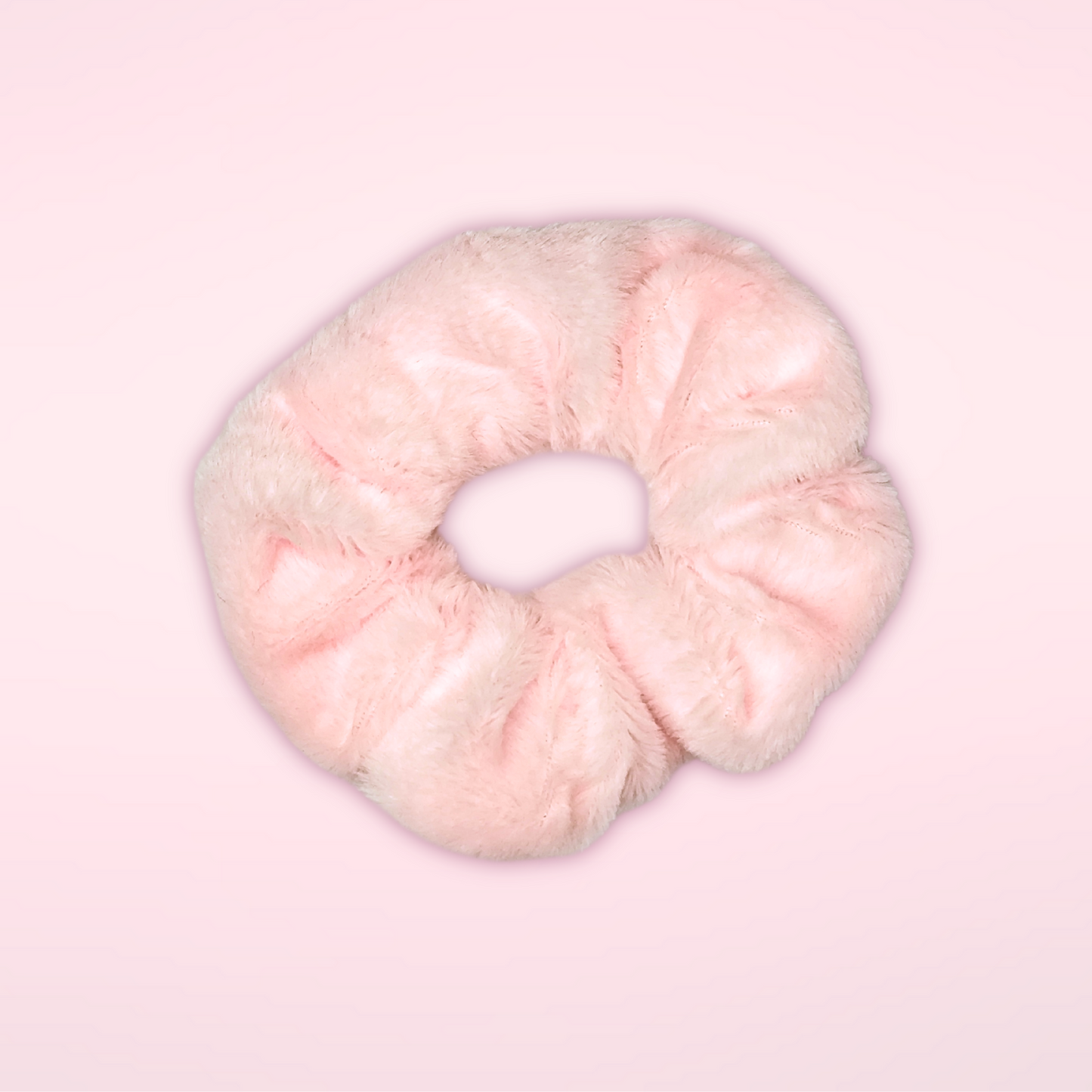 Scrunchies Faux Fur Rosa