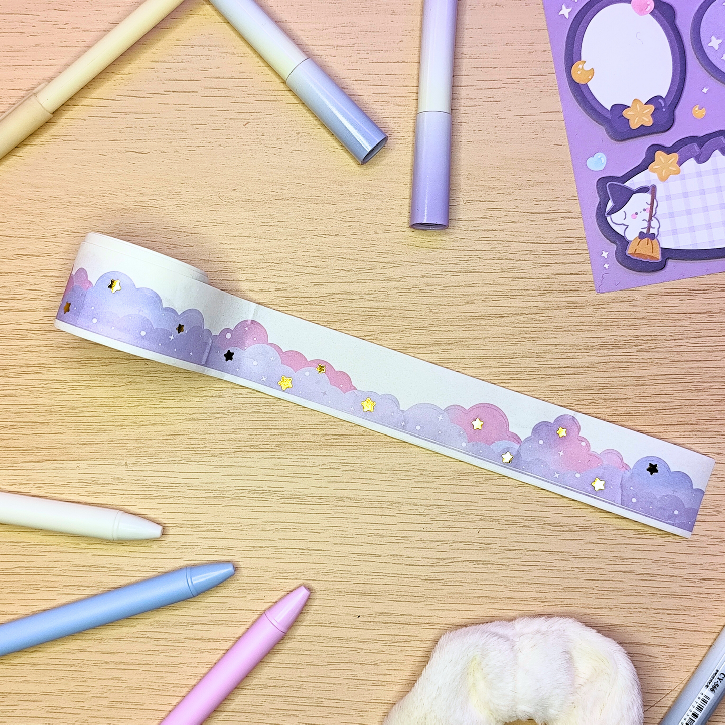 Washi-Tape Aquarell Lila